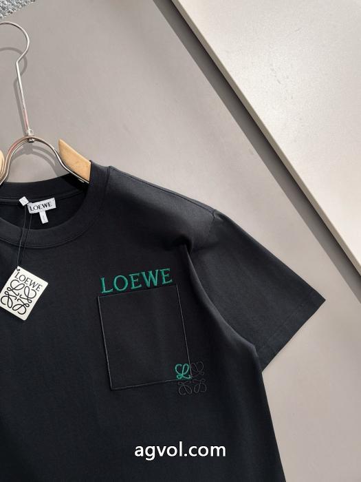 すぐにお届け 絶対欲しい 高評価アイテムブランド 偽物LOEWE半袖Tシャツ_0_3