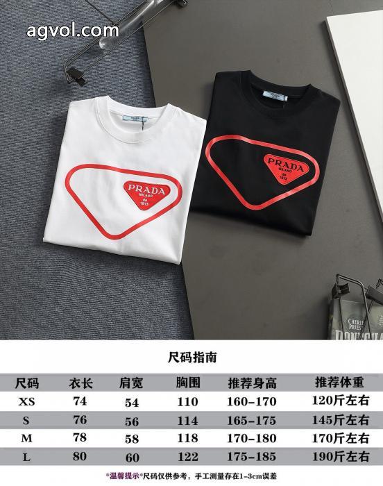 高評価アイテム 海外限定! 激安通販偽 ブランド PRADA半袖Tシャツ_0_2