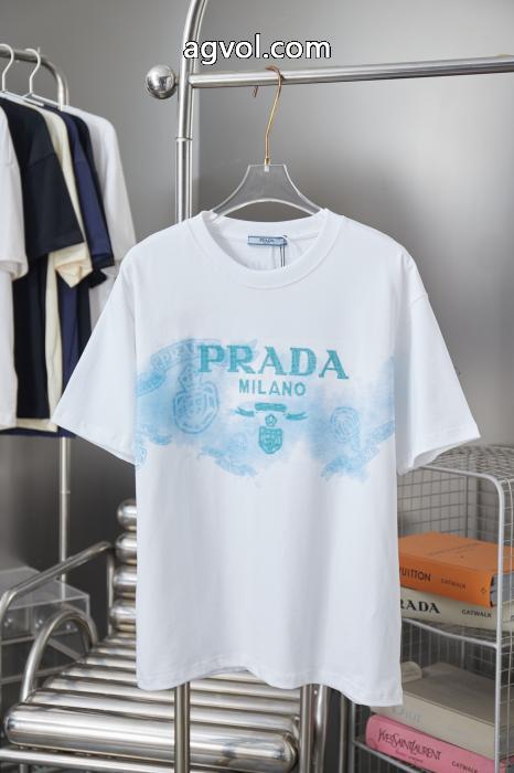 半袖Tシャツスーパー コピー 販売永遠の定番人気 逸品 海外通販PRADA_0_1