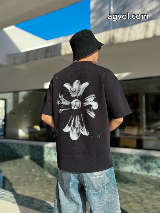 スーパー コピー 通販半袖TシャツCHROME HEARTS大人っぼい 激安通販 通気性が良い_0_5