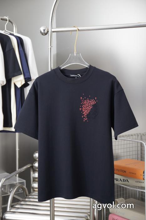 話題となった 限定品も！ フォーマル多機能 CHROME HEARTS偽 ブランド半袖Tシャツ_0_1