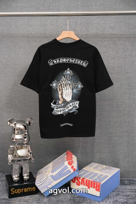 流行の最前線 超定番人気 マストアイテム新入荷半袖Tシャツスーパー コピーCHROME HEARTS_0_3