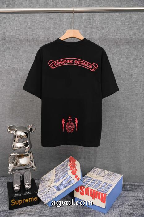 人気定番得価 お得HOT 2026に大注目のカラーコピー ブランド 販売CHROME HEARTS半袖Tシャツ_0_2