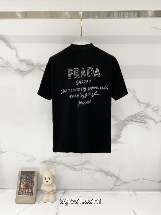 プラダ半袖Tシャツ激安 通販 専門店抜群な通気性 話題のブランド 今年人気定番_0_0