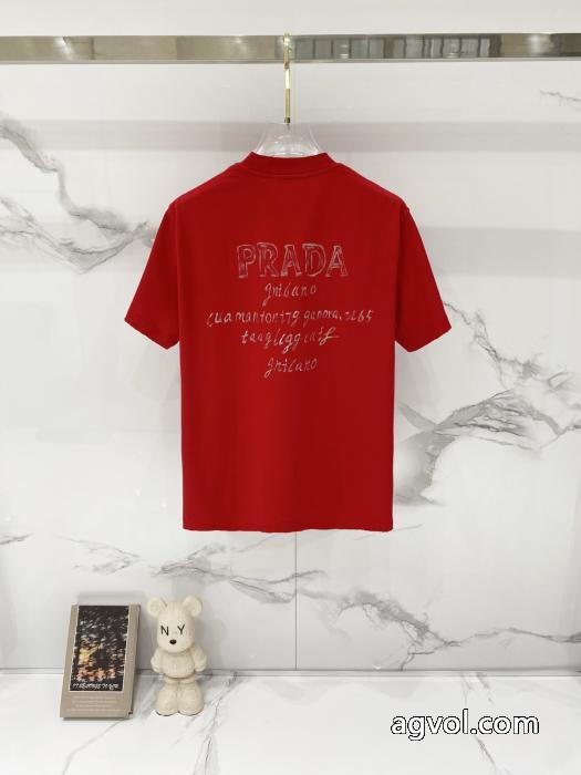 プラダ半袖Tシャツ激安 通販 専門店抜群な通気性 話題のブランド 今年人気定番_0_3