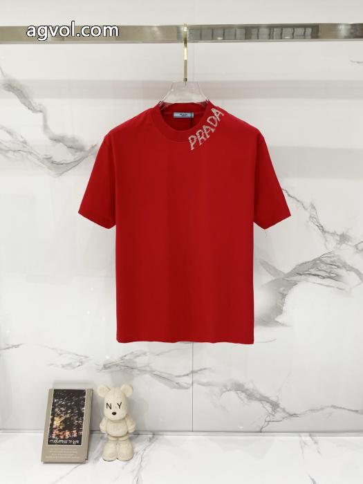 プラダ半袖Tシャツ激安 通販 専門店抜群な通気性 話題のブランド 今年人気定番_0_4