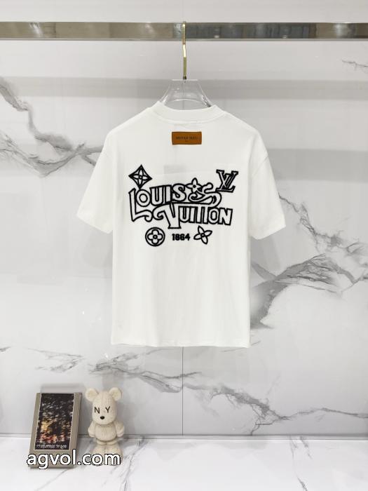 新作販売開始 今季のトレンド人気新作 VIPセールで奇跡即発送半袖TシャツLOUIS VUITTONブランド 品 スーパー コピー_0_2