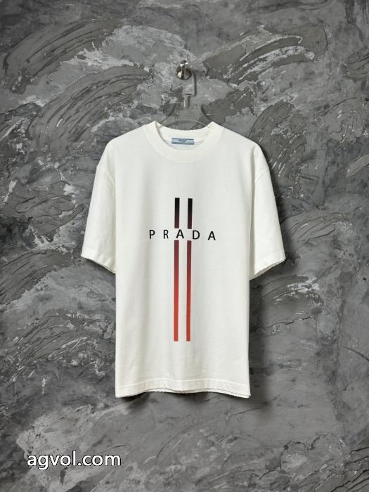 PRADA半袖TシャツHOT品質保証 ins同款アイテム 2026一番最高人気偽 ブランド 通販_0_0