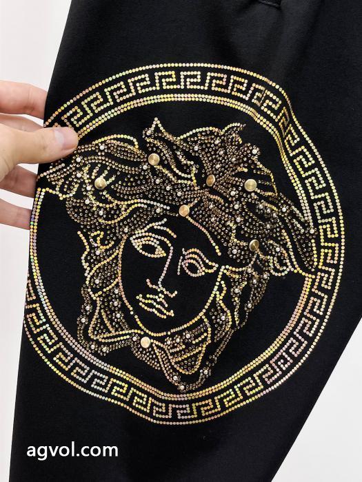 ラグジュアリーブランド 高級感UP 個性的なデザイン スラックス偽 ブランドVERSACE_0_3