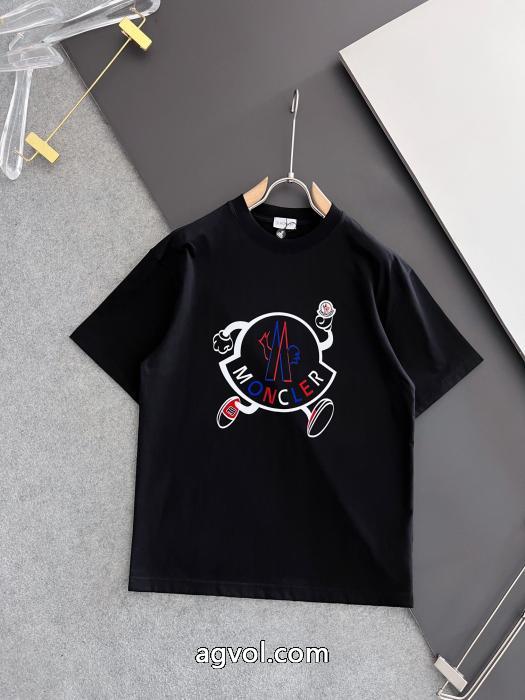 ブランド 偽物MONCLER半袖Tシャツ最高級品質 新作在庫希少 希少価値大_0_4