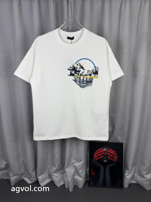 半袖Tシャツブランド 偽物 激安 通販新作 存在感大 高評価の人気品 プラダ_0_3