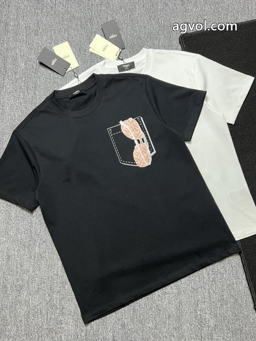 気分が上がる憧れブランド 注目の一品 センス抜群スーパー コピー 通販 優良半袖TシャツFENDI_0_4