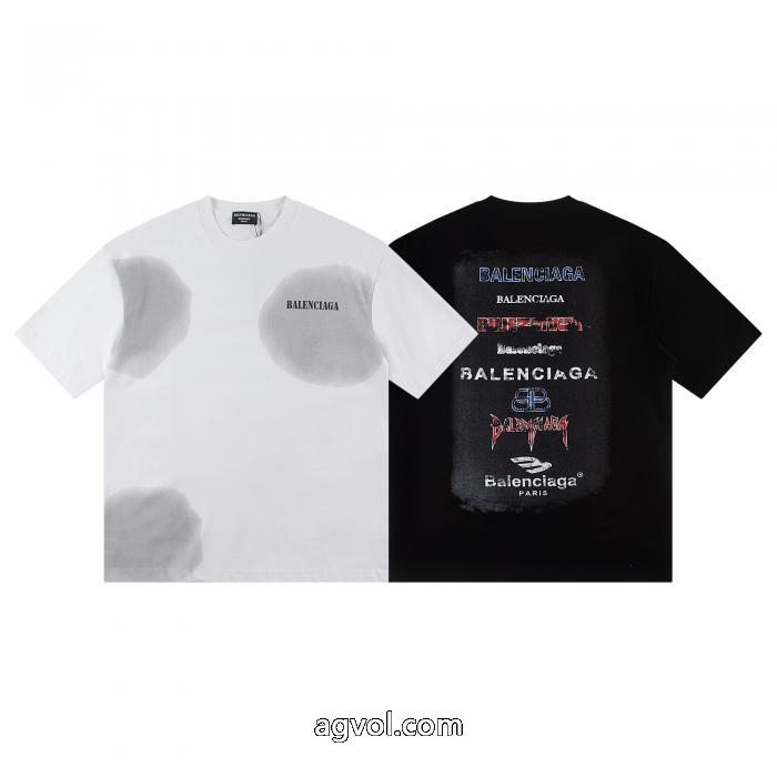 即完売 大人の色味 心惹かれるスタイル半袖Tシャツブランド コピー s 級balenciaga_0_1