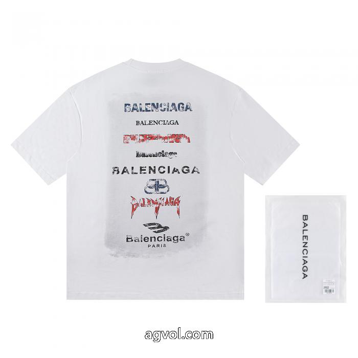 即完売 大人の色味 心惹かれるスタイル半袖Tシャツブランド コピー s 級balenciaga_0_4
