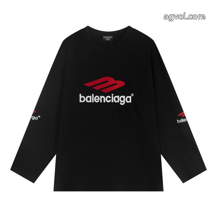balenciaga耐久性に優れ 絶対欲しい新作 2026即旬な装いにブランド 通販店長袖Tシャツ_0_3