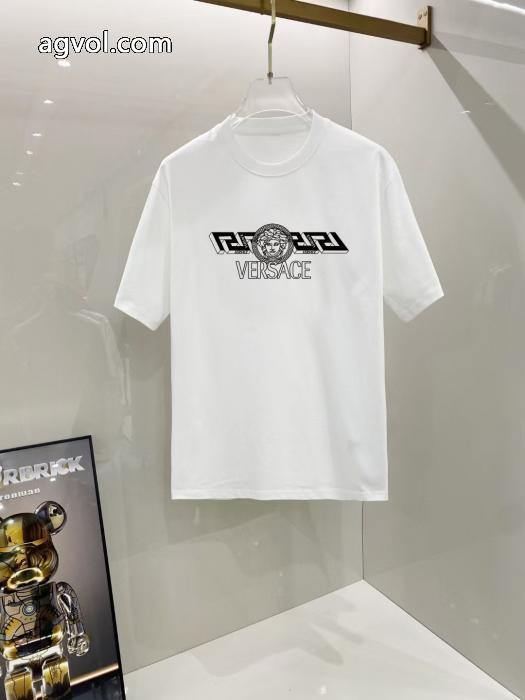 ポップ 即対応 新色入荷ブランド コピー 通販ヴェルサーチ半袖Tシャツ_0_2