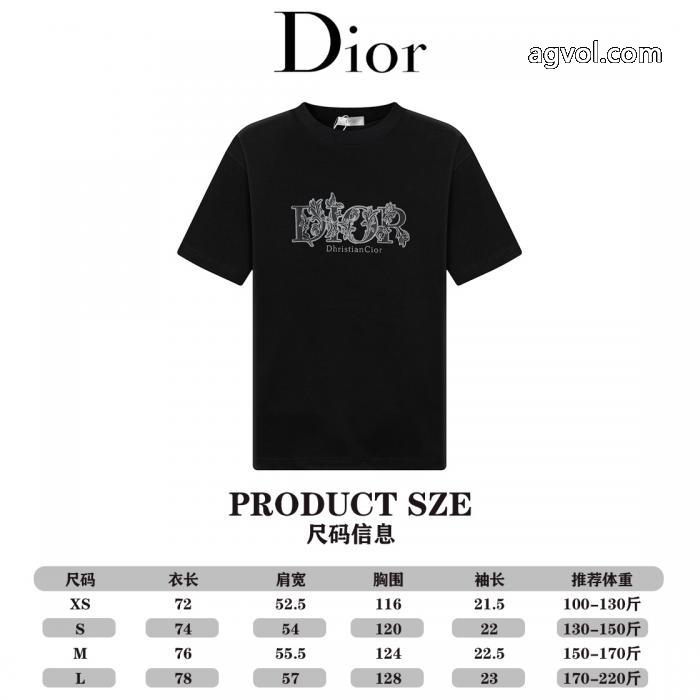 ブランドコピー半袖TシャツDIOR数に限りがある 洗練された印象 高品質_0_1