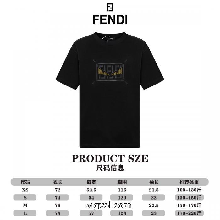 FENDI在庫確保済 上品カジュアルな雰囲気に 流行の注目ブランド半袖Tシャツ偽物 ブランド 激安_0_4