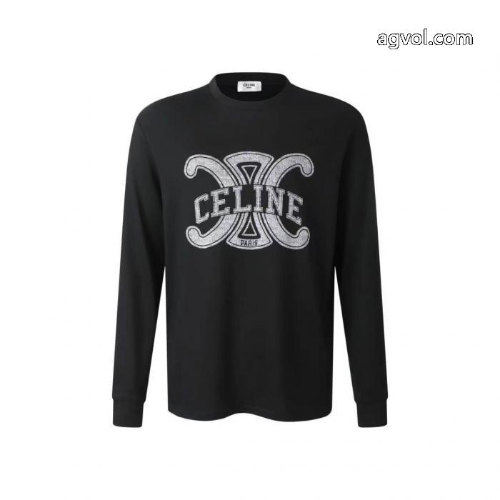 激安 ブランド新作販売開始 今シーズン新作 大注目早い者勝ち長袖TシャツCELINE_0_0