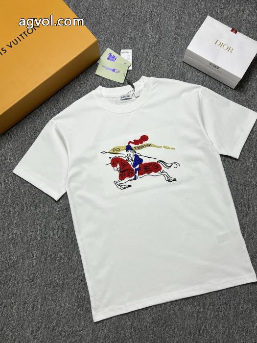 半袖Tシャツ 2026ブランド スーパー コピー数量限定版人気アイテム 数量限定特別価格 透け感新作がイチ推しBURBERRY_0_3