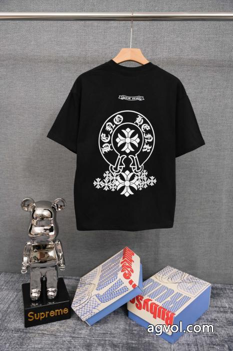 半袖Tシャツ高い人気 上品可愛い 可愛い一枚革仕立てブランド 品 激安 通販CHROME HEARTS_0_0