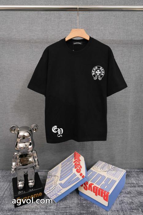 半袖Tシャツ高い人気 上品可愛い 可愛い一枚革仕立てブランド 品 激安 通販CHROME HEARTS_0_2