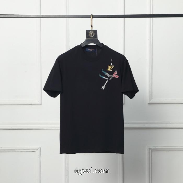 大特価品 カラー豊富 人気セール260%新品半袖Tシャツルイ ヴィトン偽物 ブランド ショップ_0_2