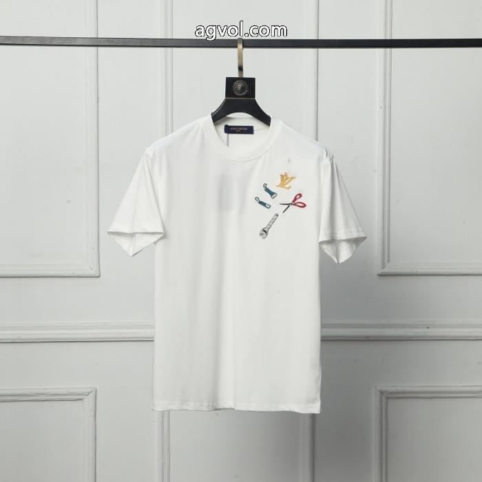 大特価品 カラー豊富 人気セール260%新品半袖Tシャツルイ ヴィトン偽物 ブランド ショップ_0_3