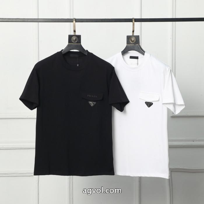 高級ブランド超安特価 HOT最新作 人気が爆発 半袖TシャツPRADA偽 ブランド 通販_0_2