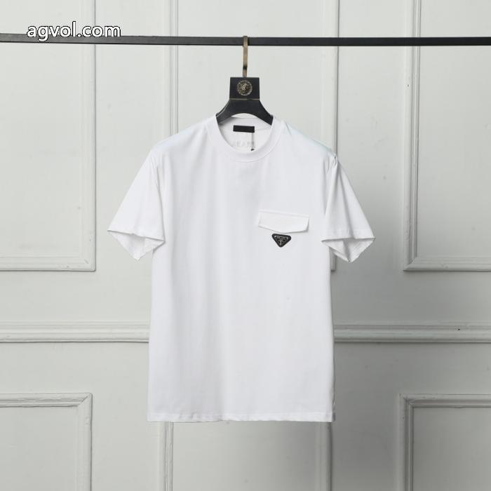 高級ブランド超安特価 HOT最新作 人気が爆発 半袖TシャツPRADA偽 ブランド 通販_0_3