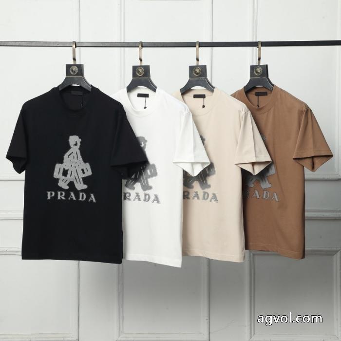 激安 通販 専門店PRADA激安新作 定番人気激安 新シーズン半袖Tシャツ_0_2