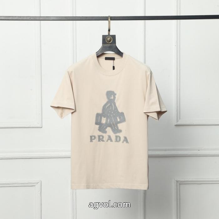 激安 通販 専門店PRADA激安新作 定番人気激安 新シーズン半袖Tシャツ_0_4