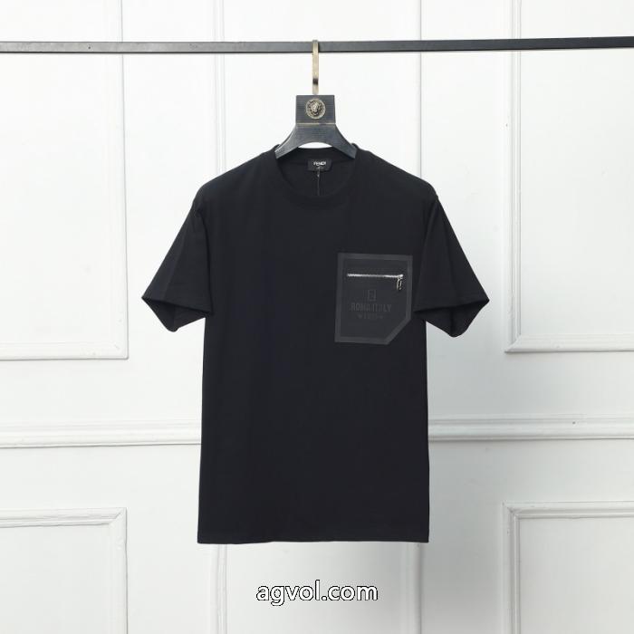 ブランド 通販 激安限定人気セール アイドル着用 大評判のデザインFENDI半袖Tシャツ_0_0