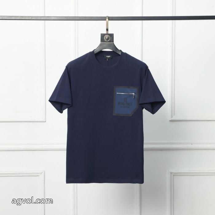 ブランド 通販 激安限定人気セール アイドル着用 大評判のデザインFENDI半袖Tシャツ_0_1