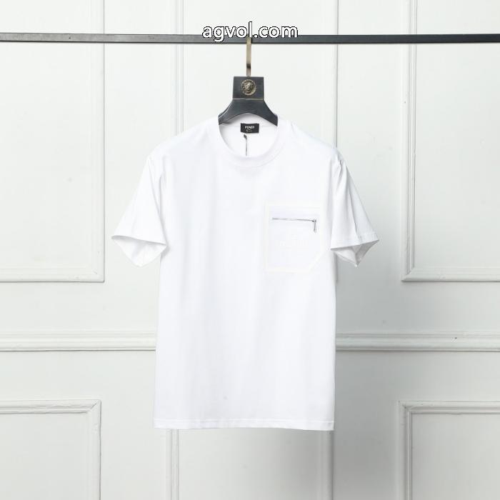 ブランド 通販 激安限定人気セール アイドル着用 大評判のデザインFENDI半袖Tシャツ_0_2