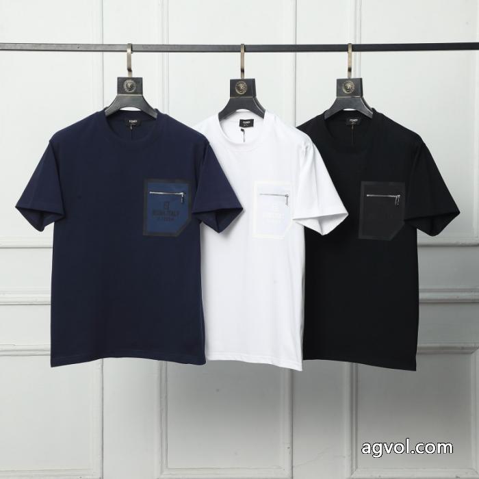 ブランド 通販 激安限定人気セール アイドル着用 大評判のデザインFENDI半袖Tシャツ_0_3