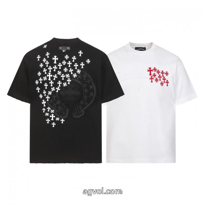 コピー 通販CHROME HEARTSお得なアイテムを販売 大人気ブランド 魅力的な半袖Tシャツ_0_2