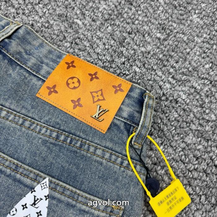 ユニセックス 限定SALE 雑誌掲載偽 ブランドジーンズLOUIS VUITTON_0_2