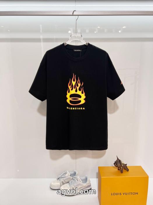 定番の人気商品 新登場 新作多色!!半袖Tシャツバレンシアガブランド コピー 品_0_1