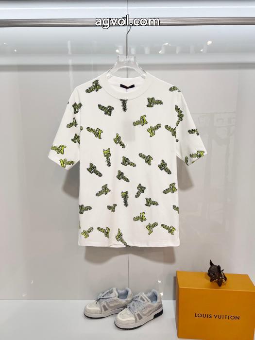 ルイ ヴィトン激安 ブランド 通販数量限定 絶妙な抜け感 2026夏季半袖Tシャツ_0_0