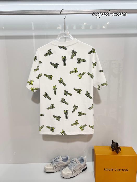 ルイ ヴィトン激安 ブランド 通販数量限定 絶妙な抜け感 2026夏季半袖Tシャツ_0_2