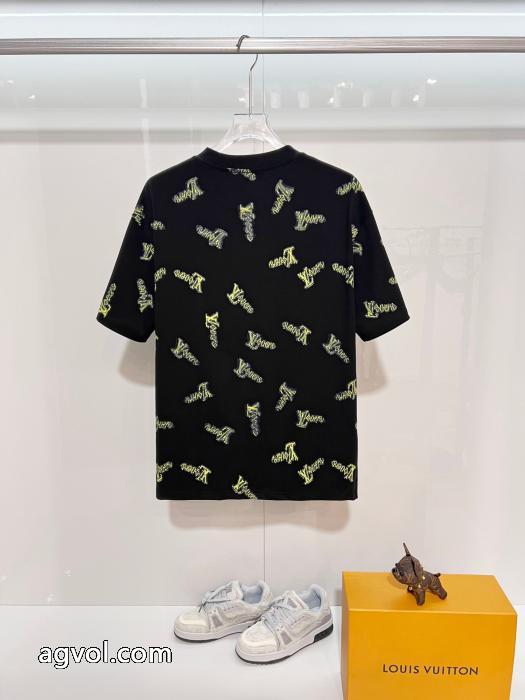 ルイ ヴィトン激安 ブランド 通販数量限定 絶妙な抜け感 2026夏季半袖Tシャツ_0_3