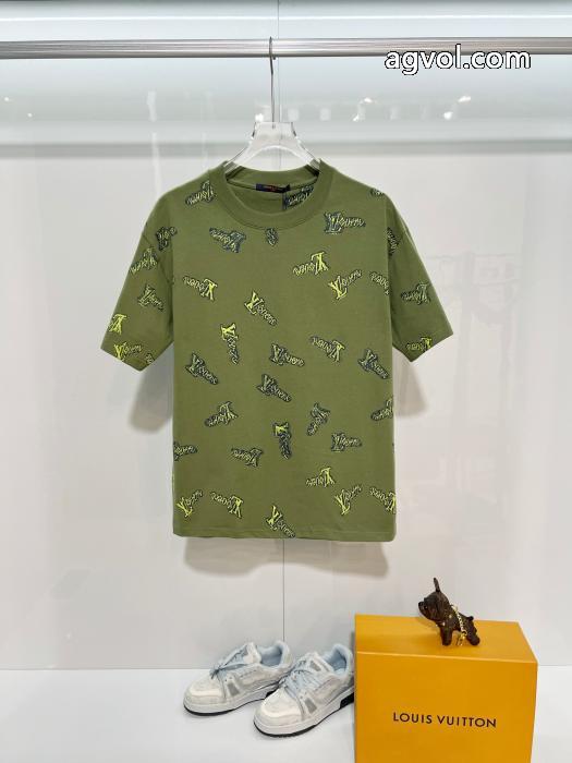 ルイ ヴィトン激安 ブランド 通販数量限定 絶妙な抜け感 2026夏季半袖Tシャツ_0_5
