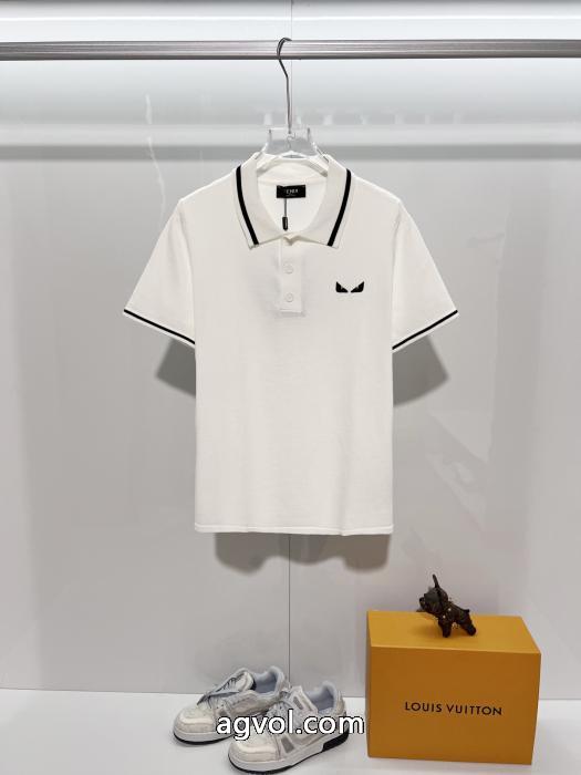 お洒落上級者 オシャレ VIPセールでお得ブランド コピー 販売 店半袖poloTシャツFENDI_0_0