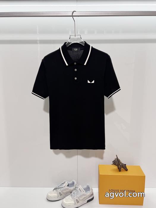お洒落上級者 オシャレ VIPセールでお得ブランド コピー 販売 店半袖poloTシャツFENDI_0_1