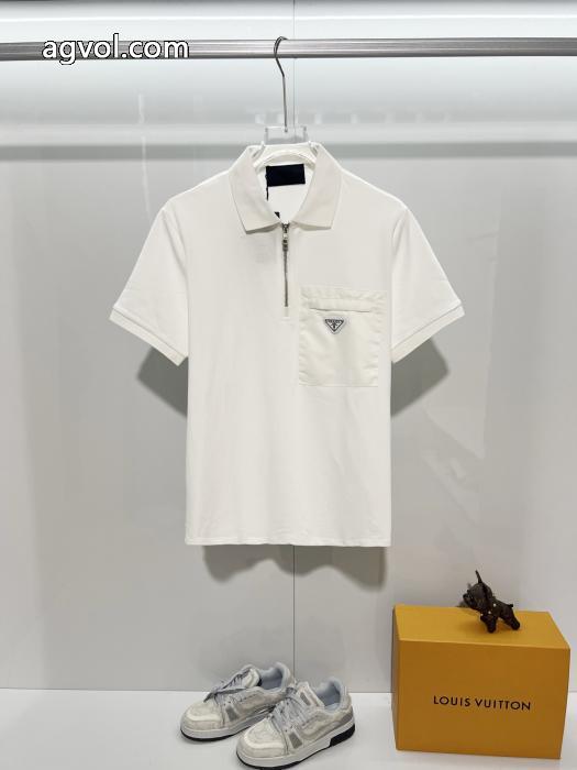 PRADAハイクォリティ 2026到着済 個性的なデザイン半袖poloTシャツ通販 ブランド_0_0