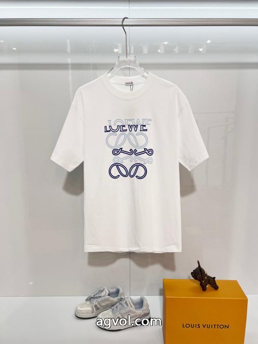 使い勝手の良さ 良好品 2026定番新作偽 ブランド 販売半袖TシャツLOEWE_0_0