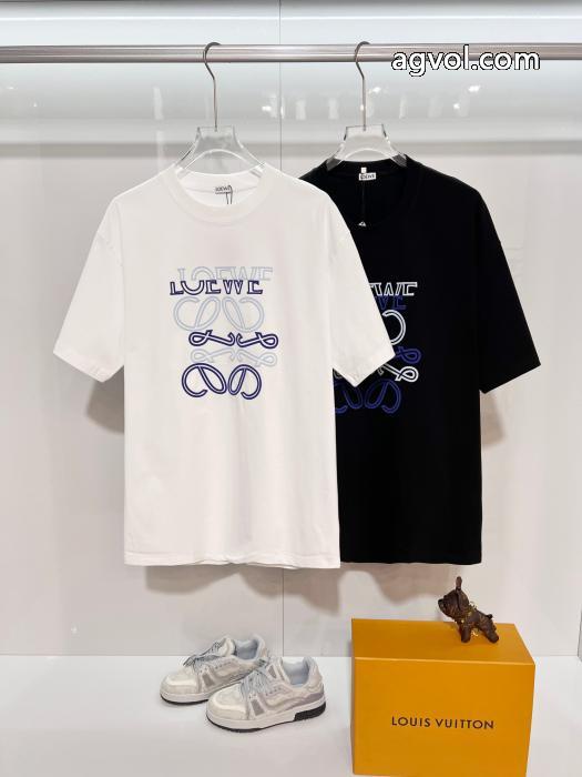 使い勝手の良さ 良好品 2026定番新作偽 ブランド 販売半袖TシャツLOEWE_0_4