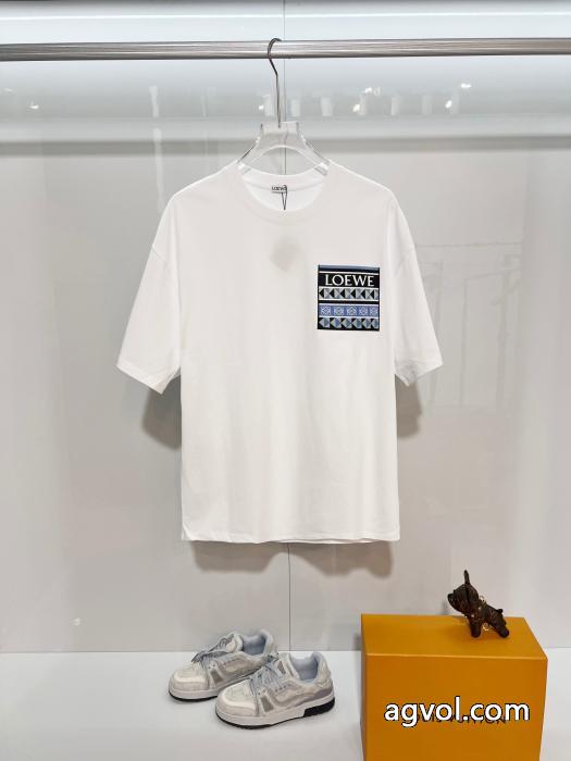 限定デザイン 安定した質感 限定セール品質保証半袖Tシャツロエベ激安 通販 専門_0_0