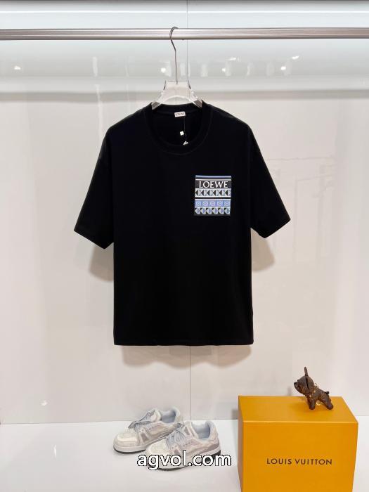 限定デザイン 安定した質感 限定セール品質保証半袖Tシャツロエベ激安 通販 専門_0_1